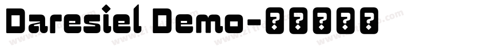 Daresiel Demo字体转换